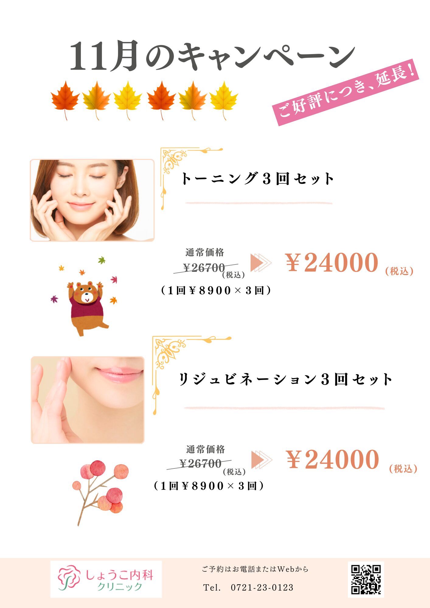 11限定キャンペーンメニュー