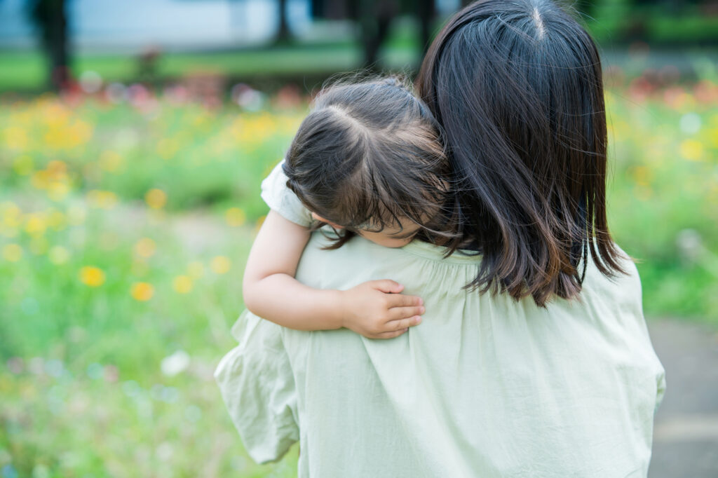 熱中症になった子供